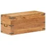 Baúl de madera maciza de acacia 90x40x40 cm de vidaXL, Baúles de almacenamiento - Ref: Foro24-289641, Precio: 199,63 €, Descu...
