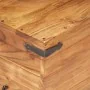 Baúl de madera maciza de acacia 90x40x40 cm de vidaXL, Baúles de almacenamiento - Ref: Foro24-289641, Precio: 199,63 €, Descu...