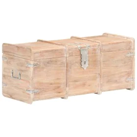 Cofre de almacenamiento madera maciza de acacia 90x40x40 cm de vidaXL, Baúles de almacenamiento - Ref: Foro24-289644, Precio:...