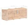 Cofre de almacenamiento madera maciza de acacia 90x40x40 cm de vidaXL, Baúles de almacenamiento - Ref: Foro24-289644, Precio:...