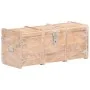 Cofre de almacenamiento madera maciza de acacia 90x40x40 cm de vidaXL, Baúles de almacenamiento - Ref: Foro24-289644, Precio:...