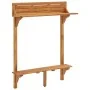 Hoher Balkontisch aus massivem Akazienholz 90x37x122,5 cm von vidaXL, Küchen- und Esstische - Ref: Foro24-310253, Preis: 59,7...