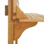 Hoher Balkontisch aus massivem Akazienholz 90x37x122,5 cm von vidaXL, Küchen- und Esstische - Ref: Foro24-310253, Preis: 59,7...