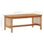 Mesa de centro de madera maciza de acacia 102x50x43 cm de vidaXL, Mesas de centro - Ref: Foro24-310255, Precio: 75,06 €, Desc...