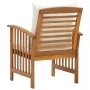 Garden chairs with cushions 2 units solid acacia wood by vidaXL, Garden chairs - Ref: Foro24-310257, Price: 197,52 €, Discoun...