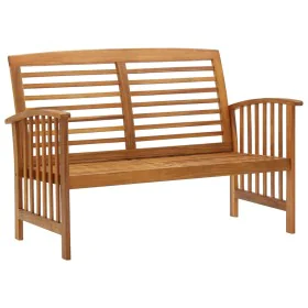 Banco de jardín de madera maciza de acacia 119 cm de vidaXL, Bancos de jardín - Ref: Foro24-310259, Precio: 118,99 €, Descuen...