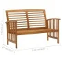 Juego de muebles de jardín 2 piezas madera maciza de acacia de vidaXL, Conjuntos de jardín - Ref: Foro24-310262, Precio: 180,...