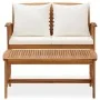 Muebles de jardín 2 piezas con cojines madera maciza de acacia de vidaXL, Conjuntos de jardín - Ref: Foro24-310263, Precio: 2...