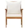 Garden chairs with cushions 2 units solid acacia wood by vidaXL, Garden chairs - Ref: Foro24-310267, Price: 200,28 €, Discoun...