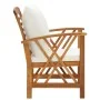 Garden chairs with cushions 2 units solid acacia wood by vidaXL, Garden chairs - Ref: Foro24-310267, Price: 200,28 €, Discoun...