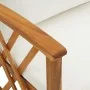 Garden chairs with cushions 2 units solid acacia wood by vidaXL, Garden chairs - Ref: Foro24-310267, Price: 200,28 €, Discoun...