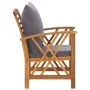 Garden chairs with cushions 2 units solid acacia wood by vidaXL, Garden chairs - Ref: Foro24-310268, Price: 186,62 €, Discoun...