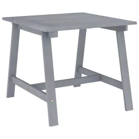 Garden dining table solid gray acacia wood 88x88x74 cm by vidaXL, Garden tables - Ref: Foro24-312410, Price: 93,22 €, Discoun...