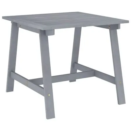 Mesa de comedor de jardín madera maciza acacia gris 88x88x74 cm de vidaXL, Mesas de jardín - Ref: Foro24-312410, Precio: 93,2...