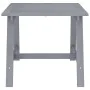Mesa de comedor de jardín madera maciza acacia gris 88x88x74 cm de vidaXL, Mesas de jardín - Ref: Foro24-312410, Precio: 93,2...