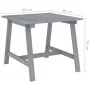 Mesa de comedor de jardín madera maciza acacia gris 88x88x74 cm de vidaXL, Mesas de jardín - Ref: Foro24-312410, Precio: 93,2...