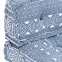 Cojín para sofá de palés tela añil patchwork de vidaXL, Cojines para sillas y sofás - Ref: Foro24-287721, Precio: 132,30 €, D...