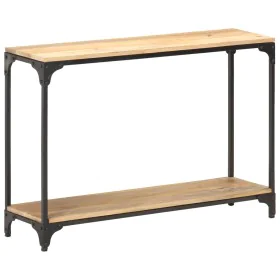 Mesa consola de madera maciza de mango 110x30x75 cm de vidaXL, Mesas auxiliares - Ref: Foro24-320259, Precio: 118,52 €, Descu...