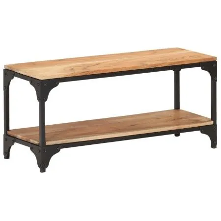 Mesa de centro de madera maciza de acacia 90x30x40 cm de vidaXL, Mesas de centro - Ref: Foro24-320260, Precio: 74,75 €, Descu...