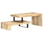 Set de 2 mesas de centro de madera maciza de mango de vidaXL, Mesas de centro - Ref: Foro24-320392, Precio: 165,54 €, Descuen...