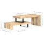 Set de 2 mesas de centro de madera maciza de mango de vidaXL, Mesas de centro - Ref: Foro24-320392, Precio: 165,54 €, Descuen...