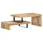Set de 2 mesas de centro de madera maciza de mango de vidaXL, Mesas de centro - Ref: Foro24-320392, Precio: 165,54 €, Descuen...