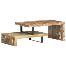 Juego de 2 mesas de centro de madera maciza reciclada de vidaXL, Mesas de centro - Ref: Foro24-320393, Precio: 169,56 €, Desc...