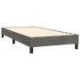 Box spring bed with mattress and LED dark gray velvet 100x200 cm by vidaXL, Beds and slatted bases - Ref: Foro24-3134568, Pri...