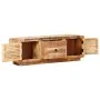 Mueble para TV de madera maciza de mango rugosa 120x30x40 cm de vidaXL, Muebles TV - Ref: Foro24-320460, Precio: 217,58 €, De...
