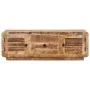 Mueble para TV de madera maciza de mango rugosa 120x30x40 cm de vidaXL, Muebles TV - Ref: Foro24-320460, Precio: 217,58 €, De...