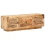 Mueble para TV de madera maciza de mango rugosa 120x30x40 cm de vidaXL, Muebles TV - Ref: Foro24-320460, Precio: 217,58 €, De...