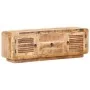 Mueble para TV de madera maciza de mango rugosa 120x30x40 cm de vidaXL, Muebles TV - Ref: Foro24-320460, Precio: 217,58 €, De...