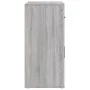 Aparador de madera contrachapada gris Sonoma 80x33x70 cm de vidaXL, Aparadores - Ref: Foro24-816574, Precio: 91,32 €, Descuen...