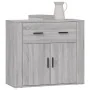 Aparador de madera contrachapada gris Sonoma 80x33x70 cm de vidaXL, Aparadores - Ref: Foro24-816574, Precio: 91,32 €, Descuen...