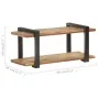 Mueble para TV de madera maciza reciclada 90x40x40 cm de vidaXL, Muebles TV - Ref: Foro24-320494, Precio: 110,85 €, Descuento: %
