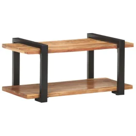 Mueble para TV de madera maciza de acacia 90x40x40 cm de vidaXL, Muebles TV - Ref: Foro24-320495, Precio: 91,65 €, Descuento: %