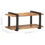 Mueble para TV de madera maciza de acacia 90x40x40 cm de vidaXL, Muebles TV - Ref: Foro24-320495, Precio: 91,65 €, Descuento: %