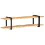 Mueble para TV de madera maciza de mango rugosa 160x40x40 cm de vidaXL, Muebles TV - Ref: Foro24-320497, Precio: 97,14 €, Des...