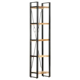 Estantería de 5 niveles madera maciza mango 40x30x180 cm de vidaXL, Librerías y estanterías - Ref: Foro24-320616, Precio: 181...