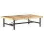 Mesa de centro de madera maciza de mango 142x90x42 cm de vidaXL, Mesas de centro - Ref: Foro24-320653, Precio: 181,19 €, Desc...