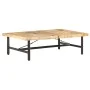 Mesa de centro de madera maciza de mango 142x90x42 cm de vidaXL, Mesas de centro - Ref: Foro24-320653, Precio: 181,19 €, Desc...
