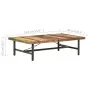 Mesa de centro de madera maciza reciclada 142x90x42 cm de vidaXL, Mesas de centro - Ref: Foro24-320654, Precio: 180,76 €, Des...