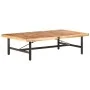 Mesa de centro de madera maciza de acacia 142x90x42 cm de vidaXL, Mesas de centro - Ref: Foro24-320655, Precio: 171,25 €, Des...