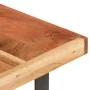 Mesa de centro de madera maciza de acacia 142x90x42 cm de vidaXL, Mesas de centro - Ref: Foro24-320655, Precio: 171,25 €, Des...