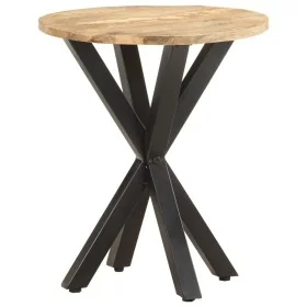 Mesa auxiliar de madera maciza de mango 48x48x56 cm de vidaXL, Mesas auxiliares - Ref: Foro24-320656, Precio: 90,46 €, Descue...