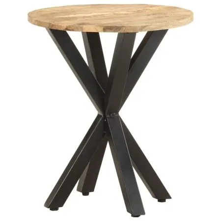 Mesa auxiliar de madera maciza de mango 48x48x56 cm de vidaXL, Mesas auxiliares - Ref: Foro24-320656, Precio: 90,46 €, Descue...
