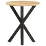 Mesa auxiliar de madera maciza de mango 48x48x56 cm de vidaXL, Mesas auxiliares - Ref: Foro24-320656, Precio: 90,46 €, Descue...