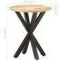 Mesa auxiliar de madera maciza de mango 48x48x56 cm de vidaXL, Mesas auxiliares - Ref: Foro24-320656, Precio: 90,46 €, Descue...
