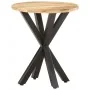 Mesa auxiliar de madera maciza de mango 48x48x56 cm de vidaXL, Mesas auxiliares - Ref: Foro24-320656, Precio: 90,46 €, Descue...