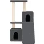 Rascador para gatos con postes de sisal gris oscuro 82 cm de vidaXL, Mobiliario para gatos - Ref: Foro24-171665, Precio: 46,0...